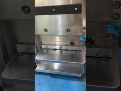 固形鉄のフレームと2つの鋭い線形刃付きのPneumatic PCB Depanelizer