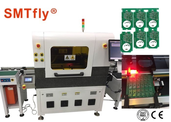 100mm/S 0.6mm安全なセンサーが付いている電子レーザーPCB Depanelizer機械
