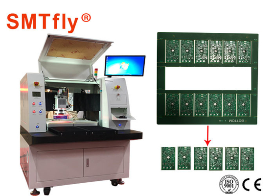 100mm/S 0.6mm安全なセンサーが付いている電子レーザーPCB Depanelizer機械
