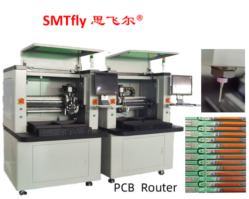 0.1mm切断精密PCBルーターマシン 左手 0.8-2.5mmルーティング