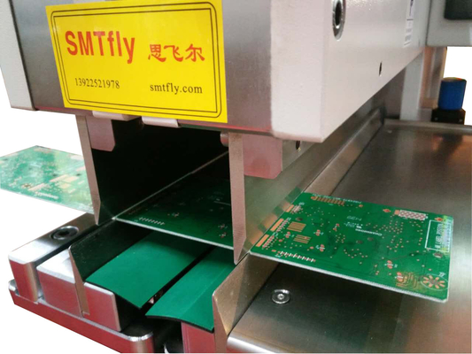 0.1~3.5mmの厚さを切るPCB V-カッターデパネルリングマシン