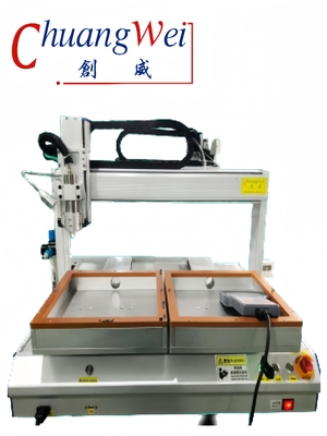 PCB ルータ マシン ダブル ステーション 自動 電子 スクリュードライバー マシン