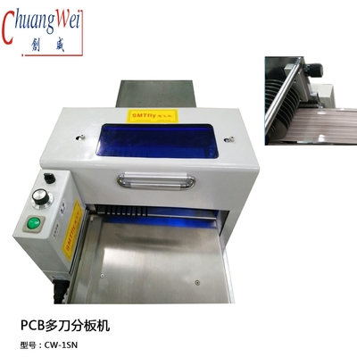 LEDストライプ MCPCB 400mm / s PCBデパネルリングマシン 9ペア 刃の切断