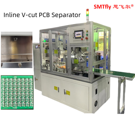 330mm 0.7Mpa PCB V切断機 オンライン パネウマティック 3.5mm 線形刃
