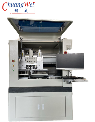 インラインPCBルーターマシン 0.5mm 厚さ CNC スピンドル プリント回路板 60000rpm
