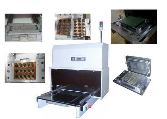 CE 0.7MPa W880mm アルミ製 PCB パンシングマシン 自動スタンプ