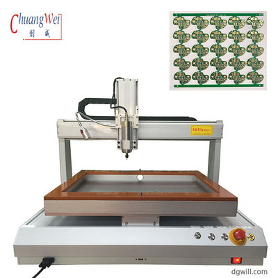 PCB ルータ 機械 スピンドル デスクトップ 400mm X 400mm 作業領域 0.6-3.5mm
