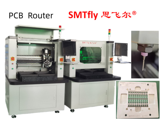 高速PCBルーターマシン 50000RPM 精密なデパネルリングとカット