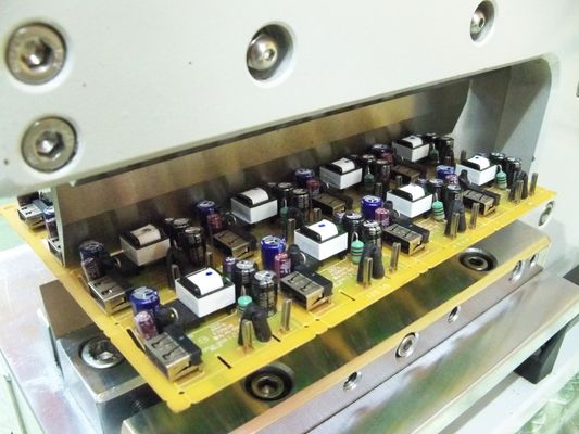 電子磁気バルブ制御付き,空気力駆動V切断PCB切削機