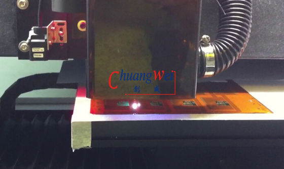圧力のない18W Optowave 355nmレーザーPCB Depaneling機械