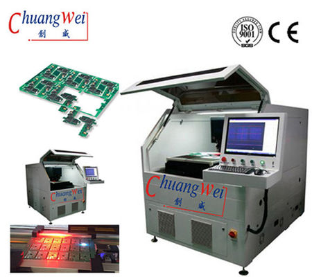 Industrial PCB UV / CO2 Laser Depaneling Machine 10/12/15/18W