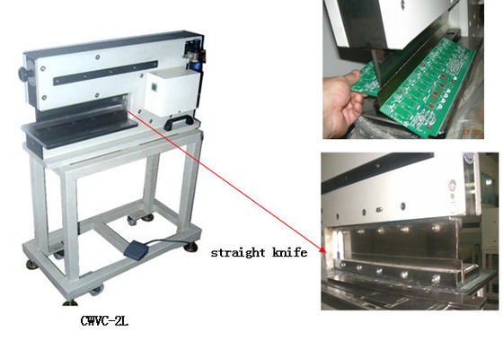 モーターを備えられたVカットのPCBの分離器機械気学的に運転されたPCB Depanelizer